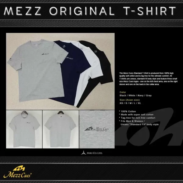 MEZZ T-SHIRT TM01 [ WITHOUT BACK LOGO ]